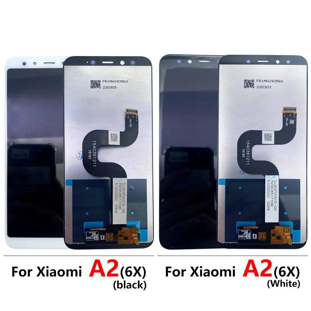LCD Screen Display Touch Screen Digitizer Assembly For Xiaomi Mi A2 A1 A3 Lite 6X M1804D2SG 5X