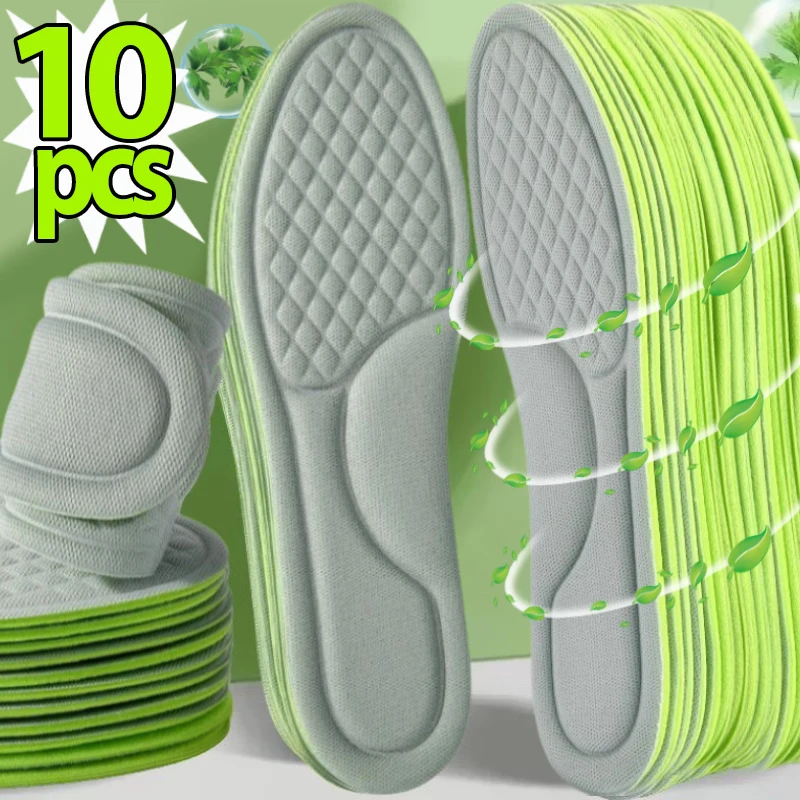 thumbnail image 1 of Plantillas ortopédicas de espuma viscoelástica suave, desodorizantes, para calzado deportivo, que absorben el sudor, suaves y antibacterianas, 2/10 unidades, 1 of 5