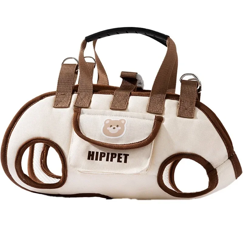 Dog harness backpack pet carrier for small dog lift harness for whole body sling strong load bearing cat crossbody bag pet carrier bag pet carrying bag pet backpack