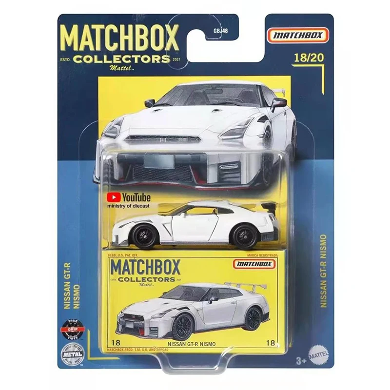 

2022 Matchbox Collectors Cars NISSAN GT-R NISMO 1/64 Metal Diecast Collection Alloy Model Vehicles Toys GBJ48