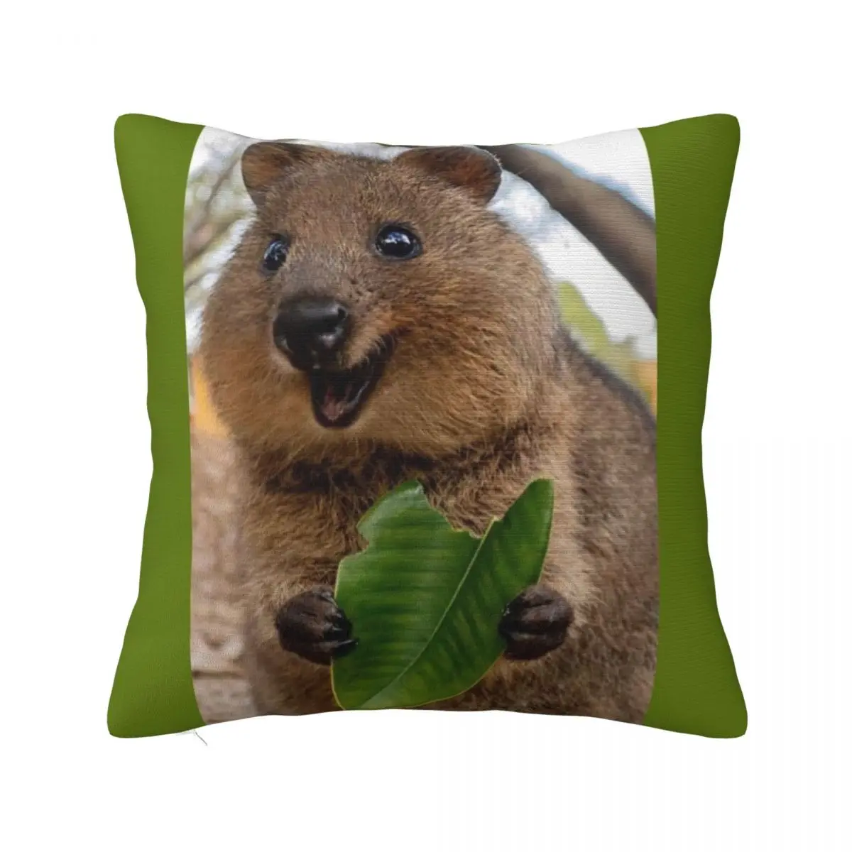 

Cvocca Quokka Throw Pillow Elastic Cover For Sofa pillow pillowcase Embroidered Cushion Cover