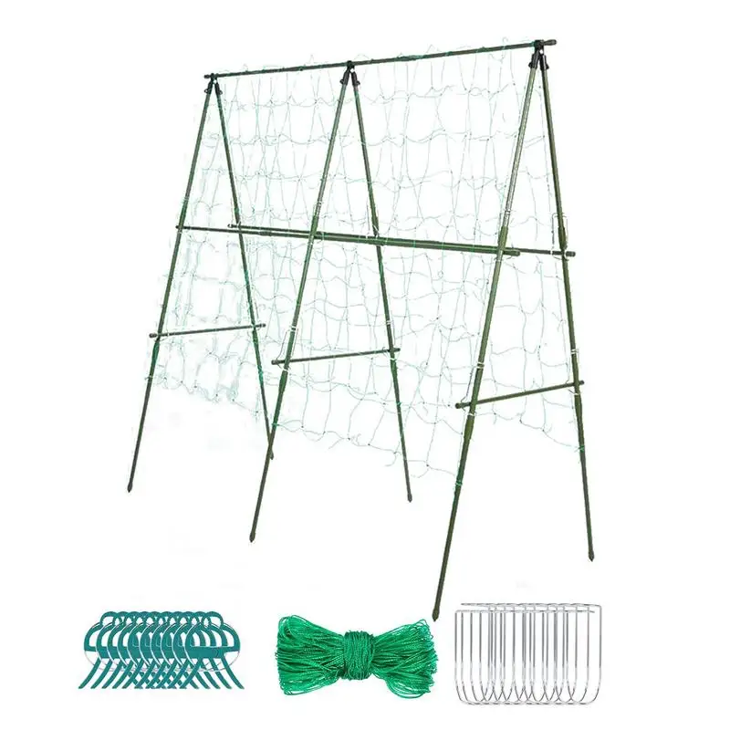 

Plant Support Trellis Adjustable Tomato Cucumber Climbing Support Frame Multi use Bracket Potted Stakes For Pumpkin And Peas