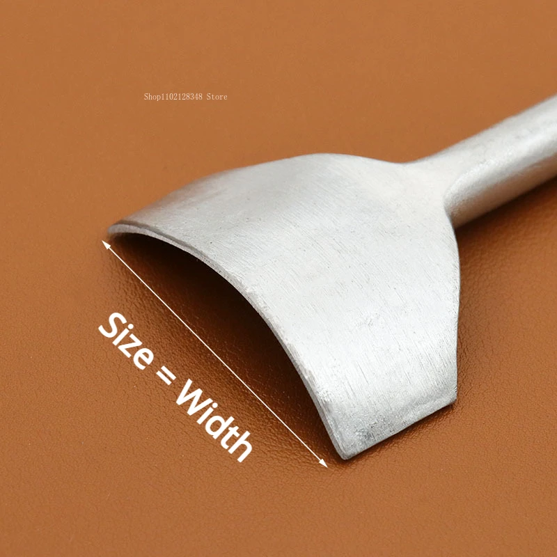 Leather Tool Shallow Semicircle Punch Steel 1/4 Rounded Cutter Handmade DIY Belt Tail Cut Purse Clothing Leather Carving Tool