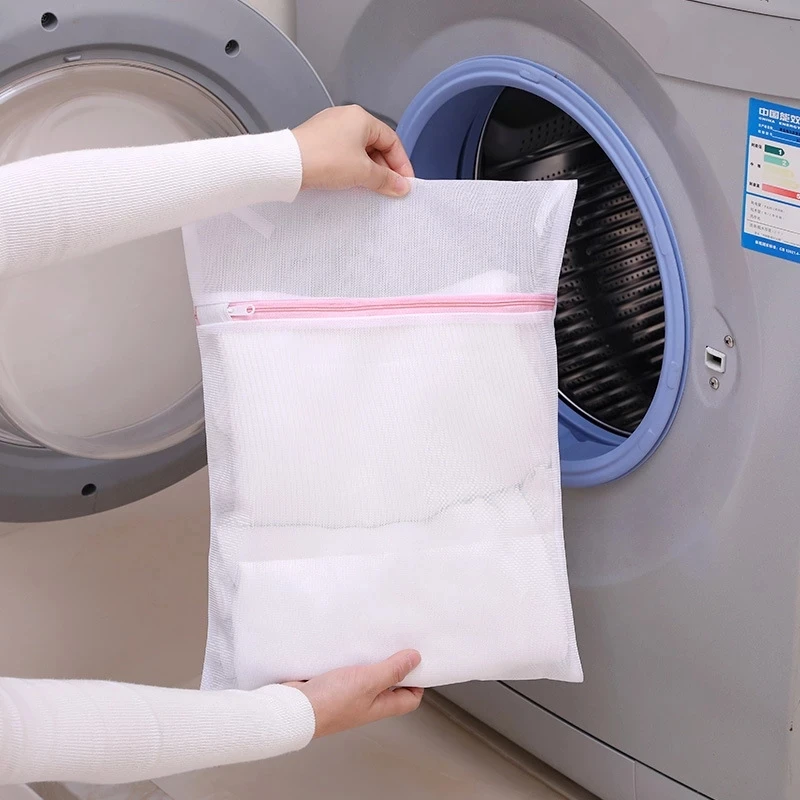 Laundry Bag 3 Size Zipped Laundry Bags Reusable Washing Machine Clothing Care Washing Bag Mesh Net Bra Socks Lingerie Underwear