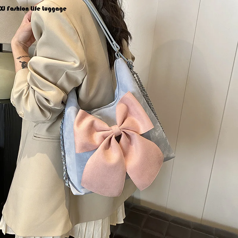

XJ Women's niche design handbag, new butterfly handbag, single shoulder underarm bag, versatile for both shoulders сумка женская