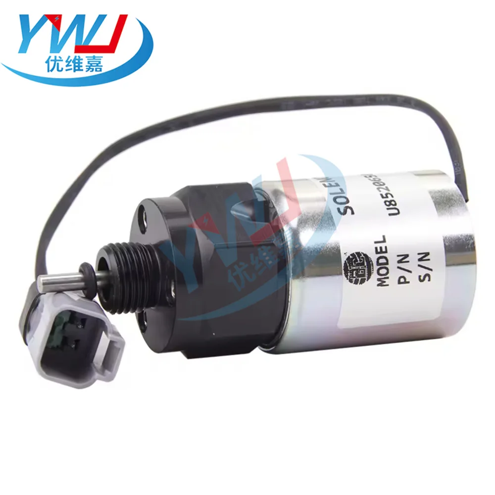 솔레노이드 밸브 U 85206500   퍼킨스 400 시리즈 403D-15 404D-22 404D-22T 404D-22TA 용 12V 디젤 발전기 스로틀 Flameout 스위치