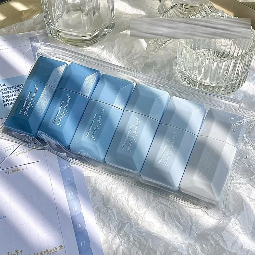 Correction Tape Correction Supplies 6 Pcs Error Corrector White Out Corrections Tape Gradient Color Korean Error Correction Tools Japanese INS Spot Covering Tape