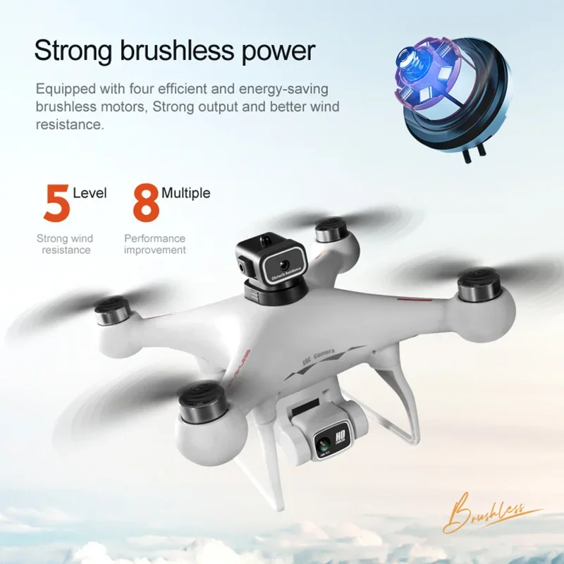 

S116 MAX Drone 4k HD Dual Camera WIFI FPV Optical Flow Positioning Obstacle Avoidance Brushless Motor Helicopter RC Quadcopter