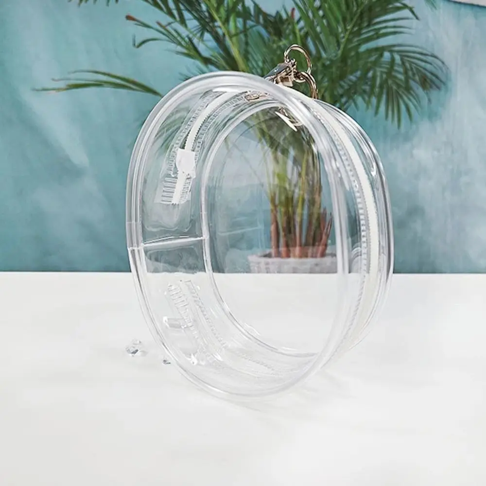 Transparent Thicken Storage Pouch Storage Pouch Keychain Bag 10cm Display Storage Bags Display Pouch Thicken Out Bag