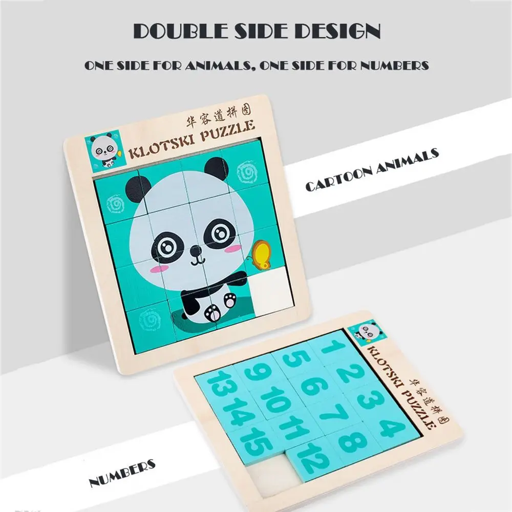 

Learning Number Digital Jigsaw Double-Side Jigsaw Toy Early Education Toy Huarong Road Sliding Puzzle Wooden Puzzle Toy