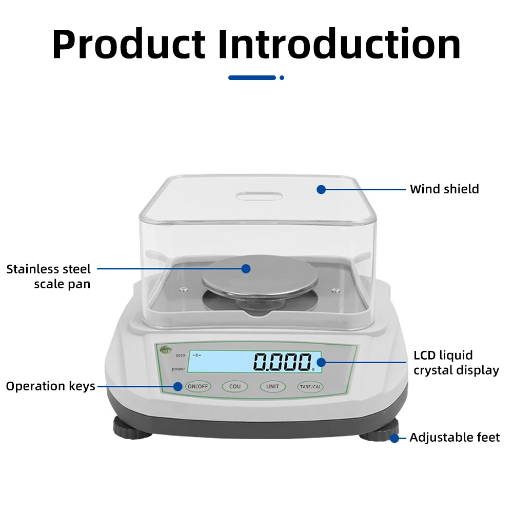 200g/300g 1mg Digital Analytical Electronic Balance