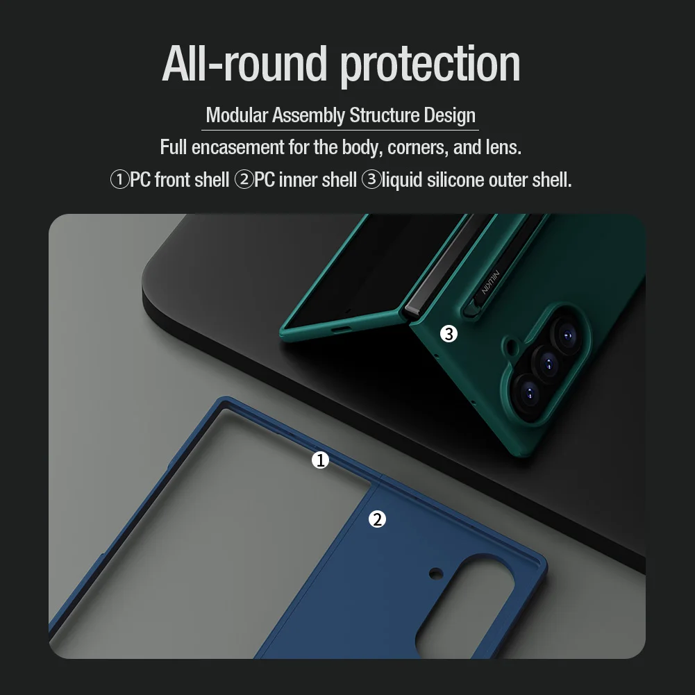 Silky Soft Touch Silicone Case with Custom S-Pen Holder