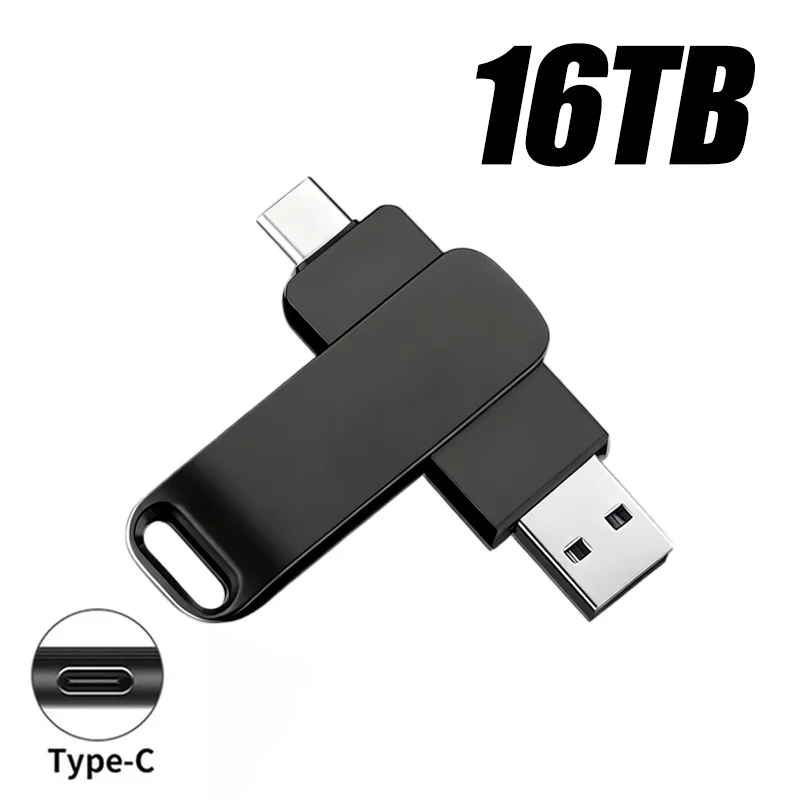 Ultra-Speed Metal Flash Drive - 64TB USB 3.2 Waterproof Type-C Pen Drive