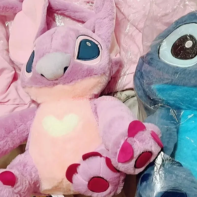 30/45/60/80cm Disney Large Lilo&stitch Cute Angel Plush Doll Stitch  Girlfriend Angel Plush Toy Couple Gift Girl Birthday Gift - AliExpress