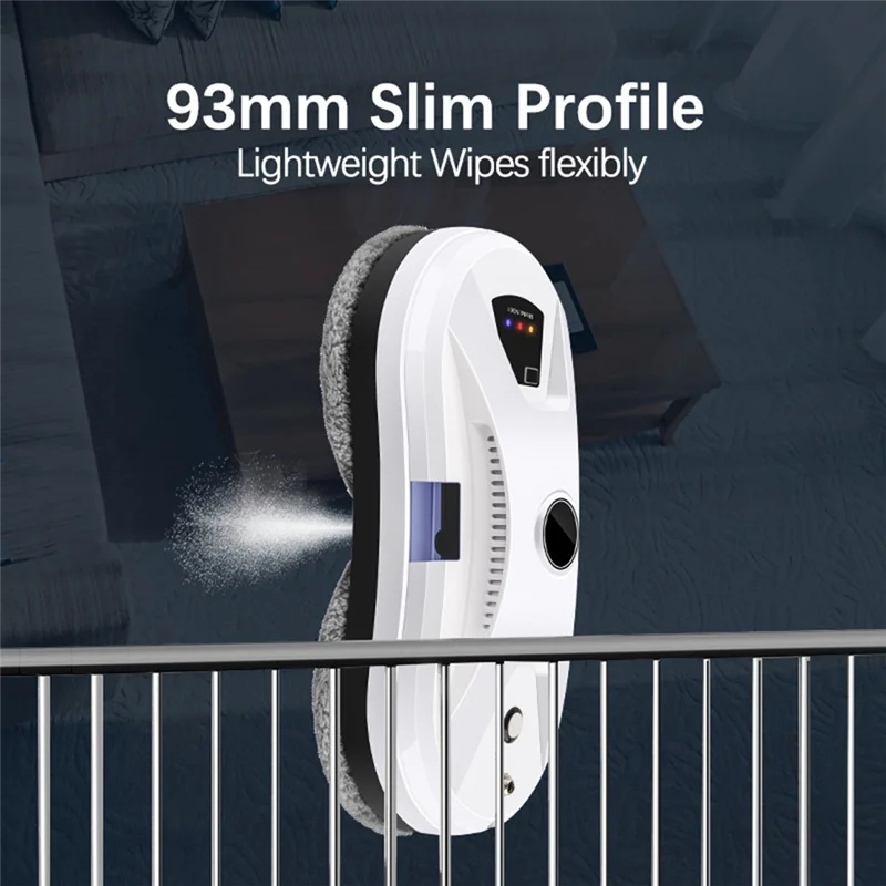 ABAC-Window Cleaning Robot With Water Remote Control Vacuum Cleaner Glass Wiper Dry Wet Mopping Capabilities EU Plug, обзор, отзывы, характеристики, купить