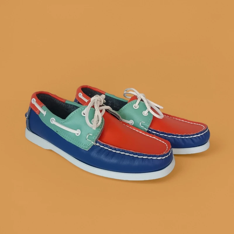 Premium Genuine Leather Homme Boat Women Brand Designer Luxury Loafers Men Moccasins Handmade Portland Shoes_vogvips.com