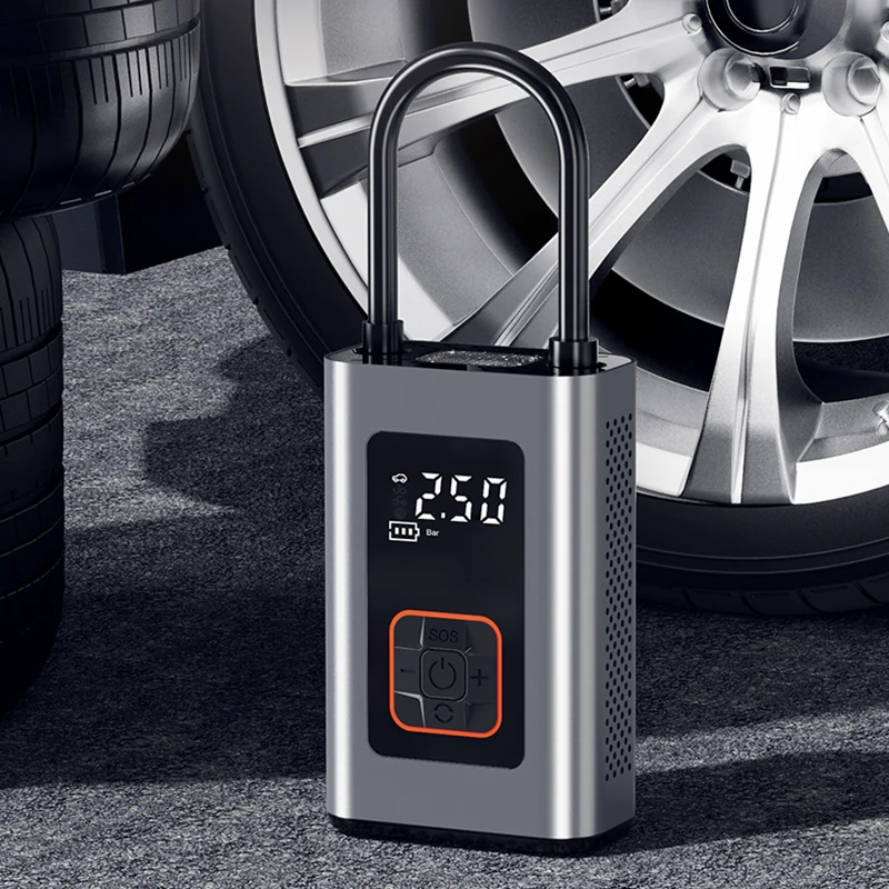 140PSI 무선 자동차 공기 압축기, 4000mAh 전기 공기 펌프, 타이어 팽창식 펌프, 오토바이, 자전거 공, 자동차 타이어 팽창기