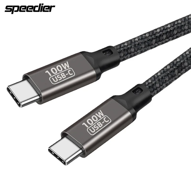 Cavo Usb C Da 240W, Cavo Usb Da Tipo C A Usb C Cavo Di Ricarica Rapida Pd Da 100W/5A Per Cavo Usbc Xiaomi Samsung Type-C 2M