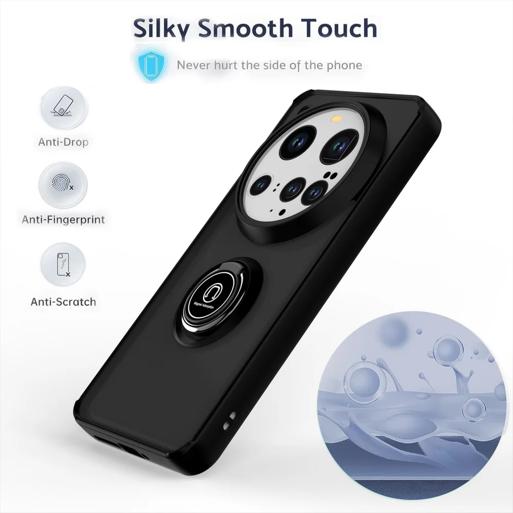 360° Rotatable Bracket Case with Finger Ring and Car Holder Attachment