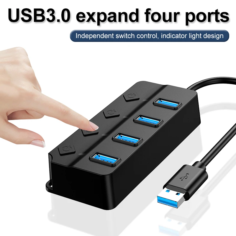 

5Gbps high-speed transmission USB 3.0 4 in 1 HUB for flash drive/keyboard/mouse