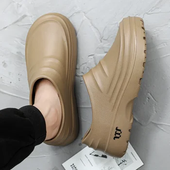 العصرية أحذية أمان رجالية مقاومة للزيت مقاوم للماء المضادة للانزلاق مريحة للتنفس وحيد في الهواء الطلق حديقة الصيد العمل 2025 الأحذية 5