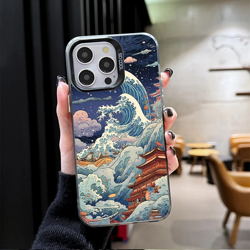Luxury Great Blue Wave Phone Case
