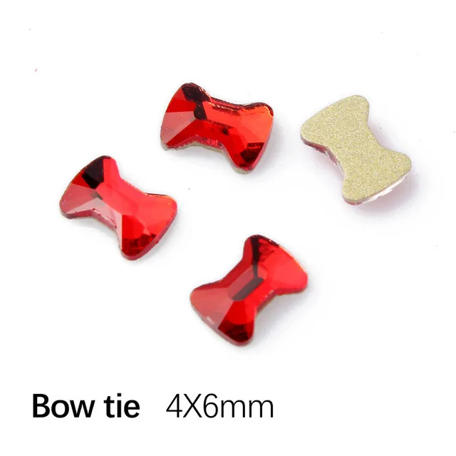 Großhandel Red Saim Mehrere Formen Nagelrhinestone mit flacher Rückseite, speziell geformte Kristalle, Nagelkunststeine, 3D-personalisierte Dekoration – Detail 6