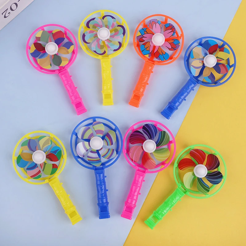 Colorful Whistle Pinwheel Toys – Party Favors (12/30Pcs) 1