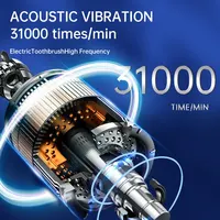 Jianpai Adult Male and Female Electric Toothbrush Hollow Cup Motor Type-c Charging 5-gear Mode Sonic Electric Toothbrush 4