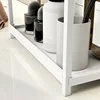 Two-layer integrated desktop storage Kitchen organizer Bathroom countertop skin care and perfume shelf Dresser stand 6