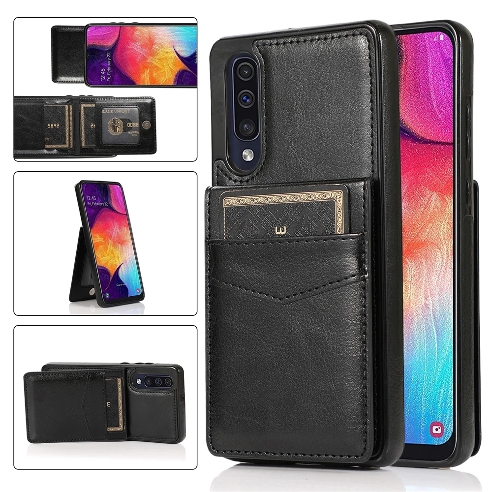 

Flip wallet Leather Case for Samsung A10 A10S A20 A20S A20E A30 A30S A40 A50 A70 A90 Coque Cover