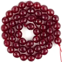 Vibrant Natural Stone Beads - Multi - Size Colorful Jaspers & Turquoises for DIY Jewelry & Bracelets (Ruby Jade)