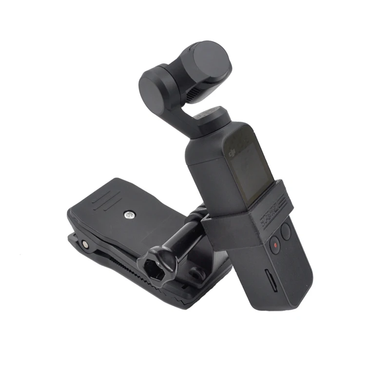 

Pocket Camera Backpack Clip + Fixed Adapter Frame 360 Degree Rotate Holder For DJI OSMO Pocket 1 / Pocket 2 osmo action 2 gopro