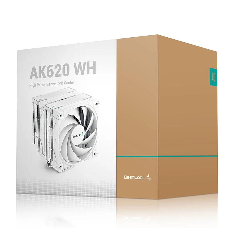 AK620【新品未開封】 Deepcool AK620白/黒6ヒートパイプcpu空気クーラーツインタワー