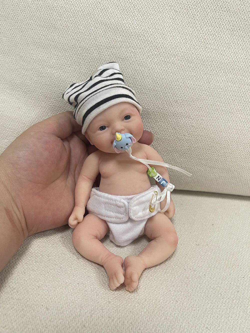 14inch Full Body Silicone Bebe Reborn Boy“Isaac” Doll GirlCoco Soft Dolls  Lifelike Baby DIY Blank Toys