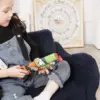 Kids Chairs for Toddler,  Soft Sherpa Couch Fold Out, Convertible Sofa to Lounger 5