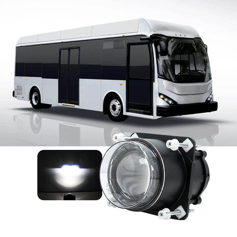 Automotive Lighting 90mm 3.5 Inch Led Bus Headlamp for City Bus Trucks 25W High Beam Led Head Light