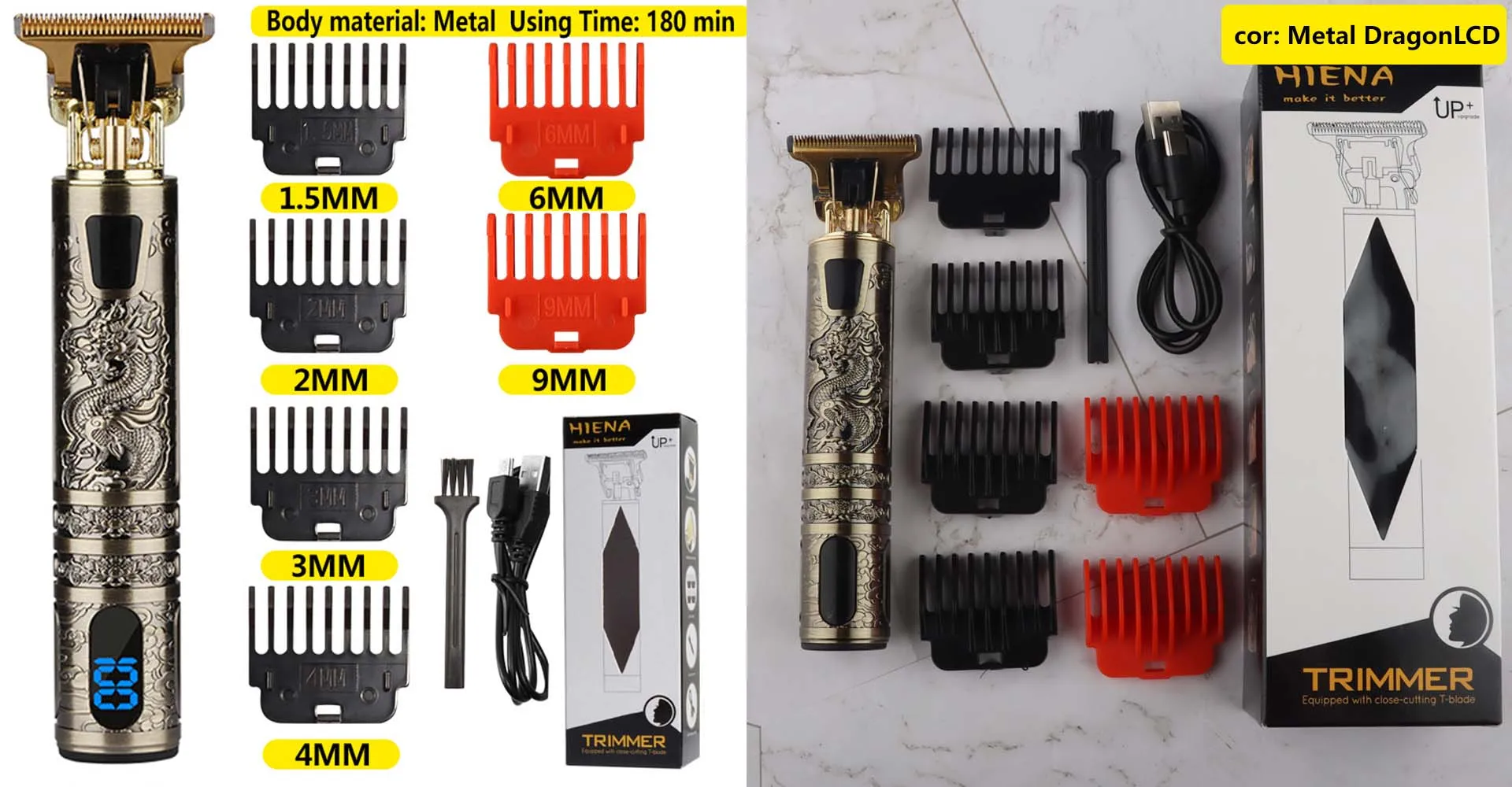 Hot Sale Vintage T9 Electric Cordless Hair Cutting Machine Professional