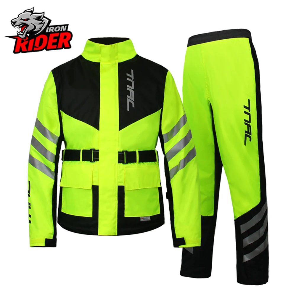 MotorcycleRaincoatMenReflectiveElectricScootersRaincoat100