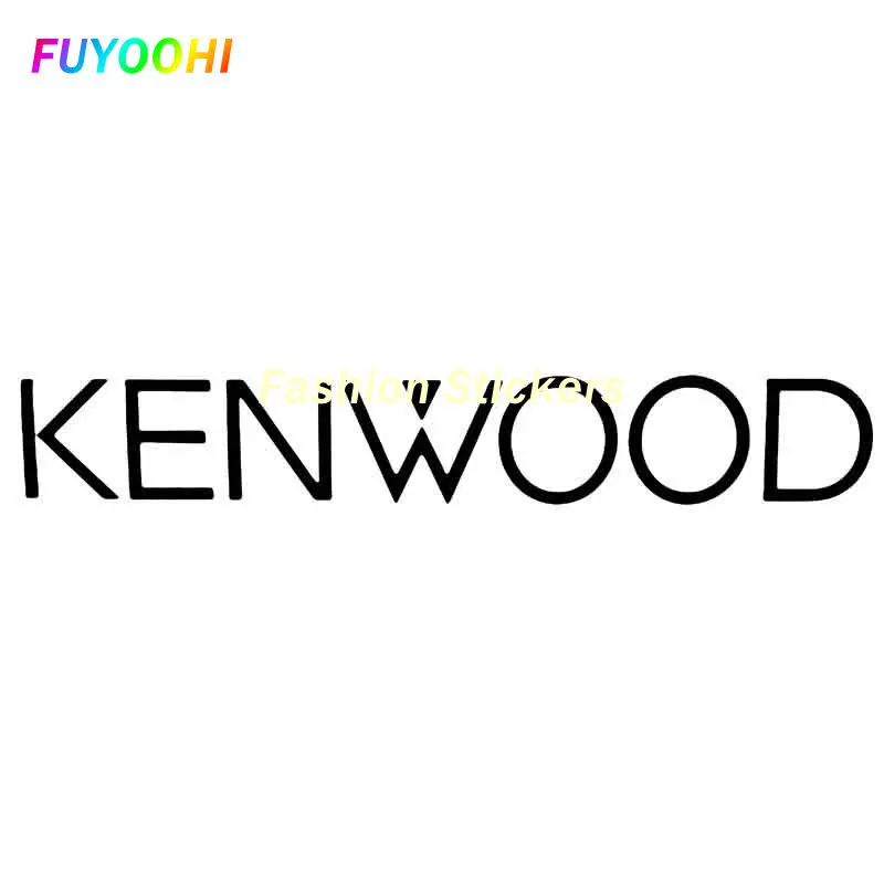 FUYOOHI Stickers Kenwood Logo Decals Vinyl Car Stickers Laptop Campervan Waterproof Motorcycle Helmet Sunscreen Funny Decoration