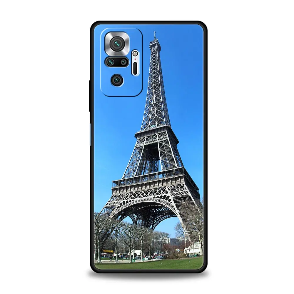 Eiffel Tower Red Umbrella Soft TPU Phone Case