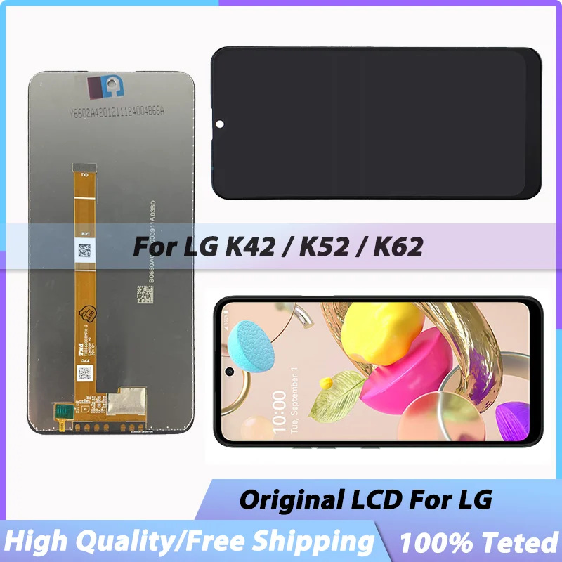 6.6 Original LCD For LG K52 LCD Display Touch Screen Digitizer Assembly Replacement Accessory