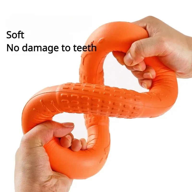 1Pc EVA Pet Ring Dog Flying Disc Foam Molars Bite Resistant Edge Grazing Training Special Pet Outdoor Solid Ring Flying Disc Toy 3