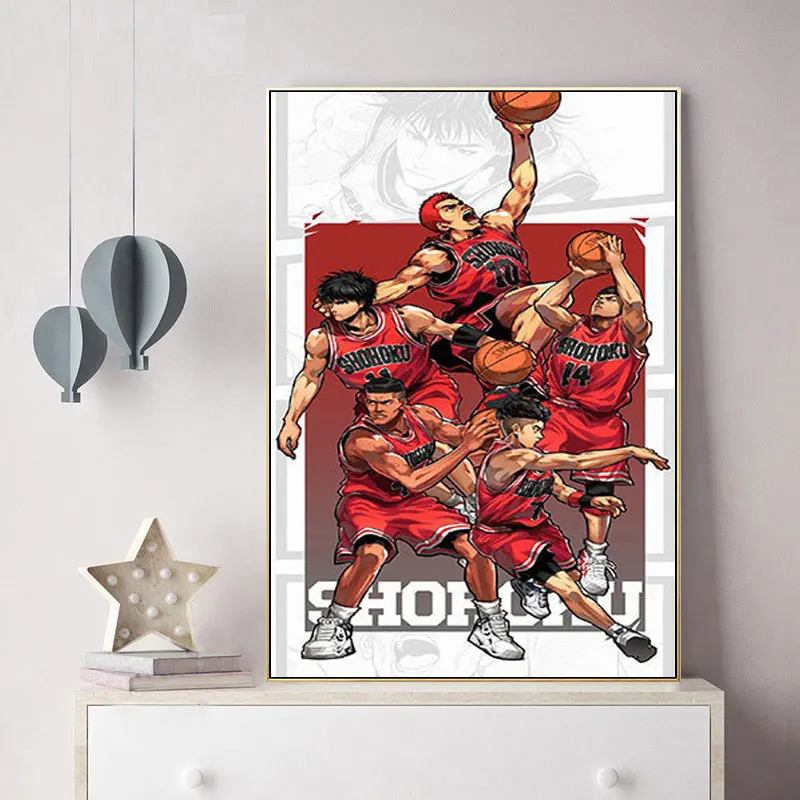 Slam Dunk Basketball Anime Block Giant Wall Art Poster