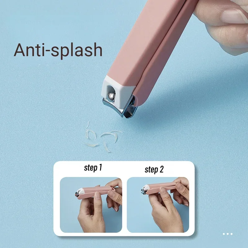 Nail Scissors Anti-splash Nail Clippers Single Large Mouth Cover Decoration Nail Clippers German Household 1PCS Drop Shipping 4