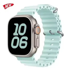 Enhanced Nylon Trail Bracelet - 42 44 45 46 49 mm (Ice Ocean Blue)
