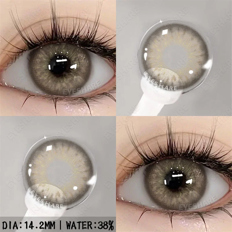Enhance Your Look: Yearly Colored Contact Lenses with Prescription Myopia Correction