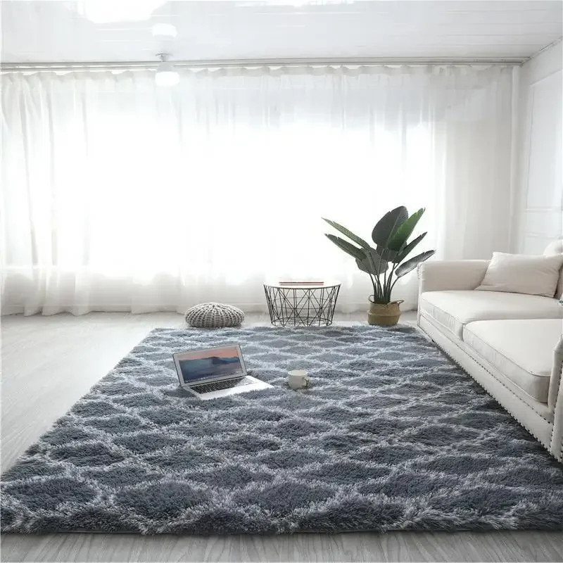 thumbnail image 1 of Alfombra gruesa para sala de estar, alfombra de felpa esponjosa, alfombra para dormitorio de niños, alfombra para ventana, mesita de noche, decoración del hogar, alfombra de terciopelo suave para el s, 1 of 5