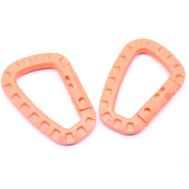5 stücke Taktische 3,5 "Kunststoff Karabiner Molle Clip ITW Schlüsselbund D-Form Harte Frühling Schnalle Haken Für Outdoor wandern Camping Werkzeuge – Detail 16