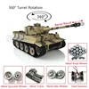 1/16 Heng Long TK7.0 Tiger I RC Tank Model 3818 RTR Barrel Recoil Metal Tracks Wheels TH19109 3